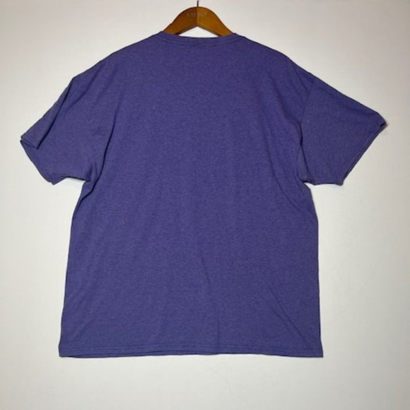 Men's John Carpenter Halloween Purple Short Sleeve Graphic Tee Shirts Sz XL - Picture 2 of 5